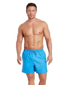 Display front view 1 of Product detail - Mens Mosman Washed 15 " Shorts Ecodura blue