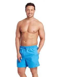 Display front view 3 of Product detail - Mens Mosman Washed 15 " Shorts Ecodura blue