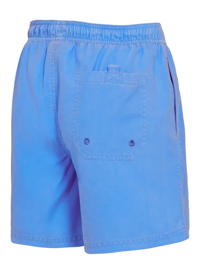 , view full size image of Front view of Product detail - Mens Mosman Washed 15 " Shorts Ecodura blue