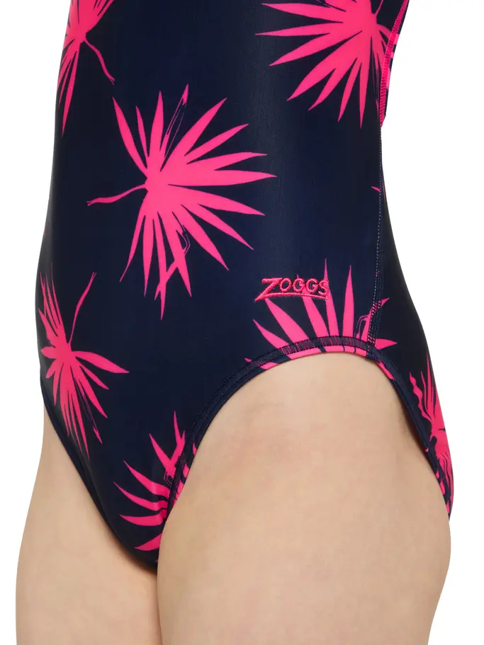 , view full size image of Front view of Product detail - Girls Maholo Flyback Swimsuit MAHF