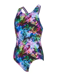 Display front view 4 of Product detail - Girls Mystery Flyback One Piece Swimsuit MYSF