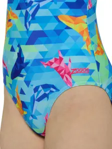 Display front view 4 of Product detail - Girls Dolphine Sprintback Swimsuit DOLF