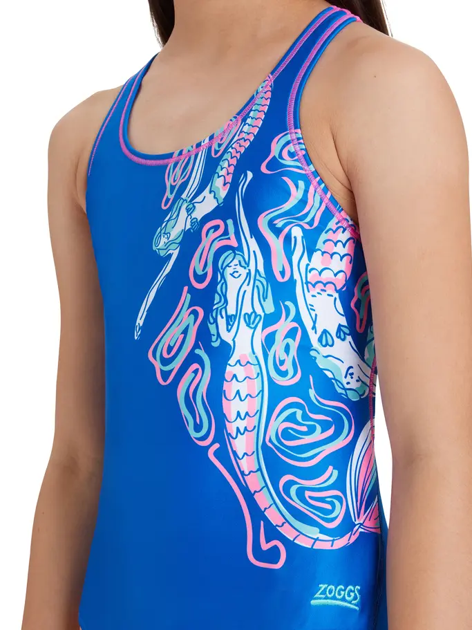 Sale, Ansicht Großes Bild der Vorderseite Product detail - Girls Mermaid Madness Rowleeback One Piece MRMF