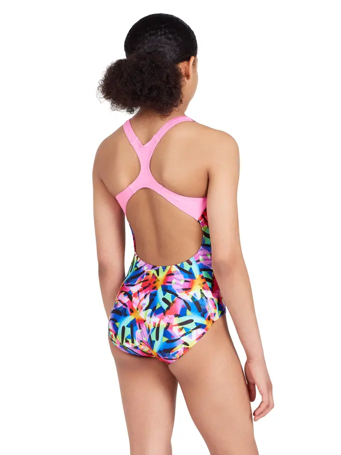 Sale, Ansicht Großes Bild der Vorderseite Product detail - Girls Rainbow Palms Rowleeback RNPF