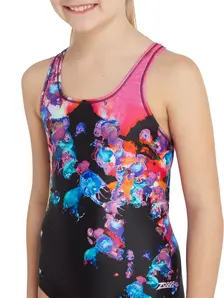 Display front view 3 of Product detail - Girls Tentacool Rowleeback Swimsuit TNCF