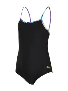Display front view 4 of Product detail - Sea Petal Classicback Girls Swimsuit SEPF