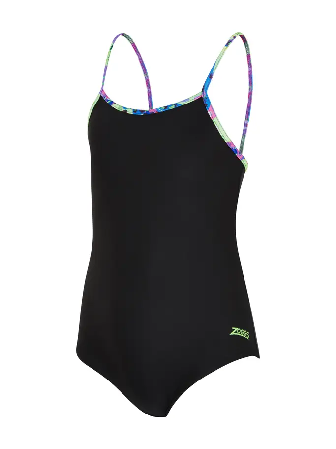 New, view full size image of Front view of Product detail - Sea Petal Classicback Girls Swimsuit SEPF