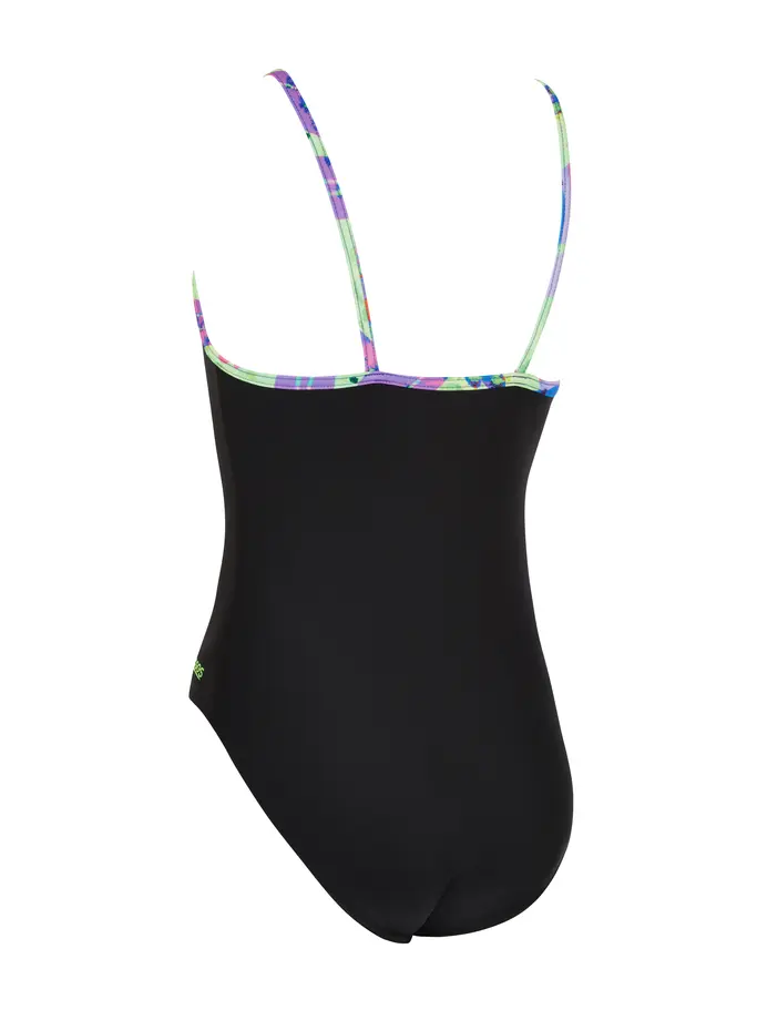 New, view full size image of Front view of Product detail - Sea Petal Classicback Girls Swimsuit SEPF