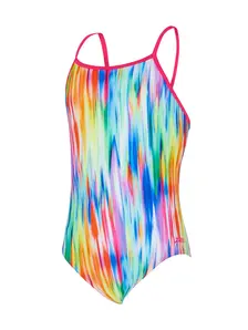 Display front view 1 of Product detail - Girls Moonbeam Yaroomba Floral Swimsuit MOOF