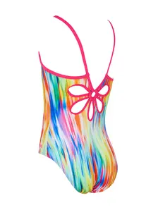 Display front view 6 of Product detail - Girls Moonbeam Yaroomba Floral Swimsuit MOOF