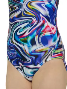 Display front view 4 of Product detail - Girls Crazy Wash Starback Swimsuit CRAF