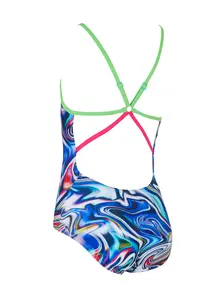 Display front view 5 of Product detail - Girls Crazy Wash Starback Swimsuit CRAF