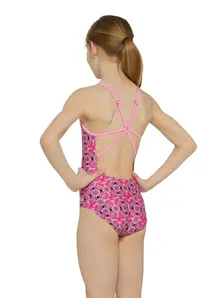 Display front view 3 of Product detail - Girls Magic Moroccan Starback Swimsuit MMOF
