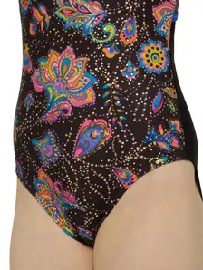 Display front view 4 of Product detail - Girls Casablanca Hi Front Crossback Swimsuit CASF