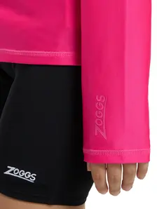 Display front view 4 of Product detail - Bells Long Sleeve Sun Top Girls Ecolast pink