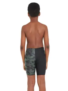 Display front view 2 of Product detail - Boys Camo Print Mid length Swimming Jammer CAMO