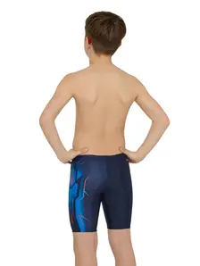 Display front view 2 of Product detail - Boys Combat Mid length Swimming Jammer COMB