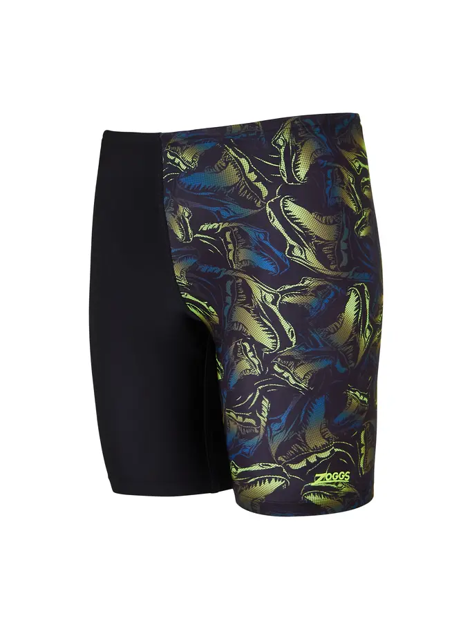 , view full size image of Front view of Product detail - Boys Rex Mid Length Swimming Jammer REX