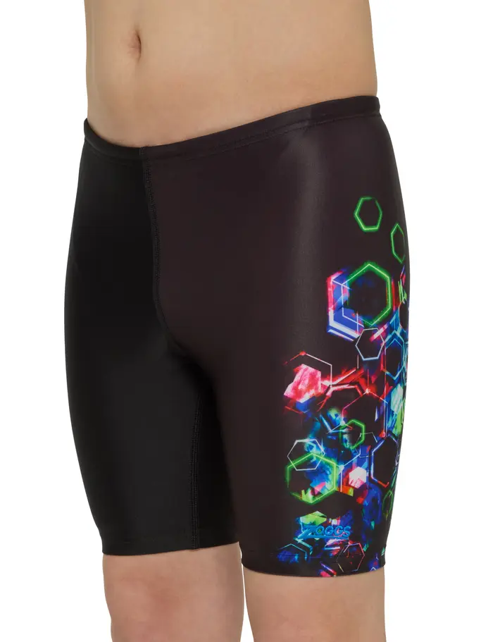 , view full size image of Front view of Product detail - Boys Snare Mid Swimming Jammer SNAR