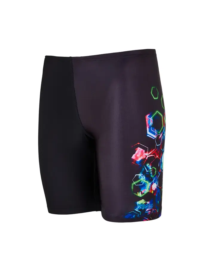, view full size image of Front view of Product detail - Boys Snare Mid Swimming Jammer SNAR