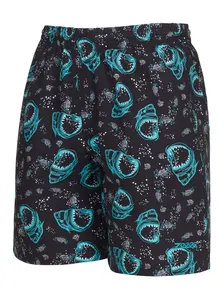 Display front view 1 of Product detail - Boys Sharky 15 Inch Print WaterShorts SRKY