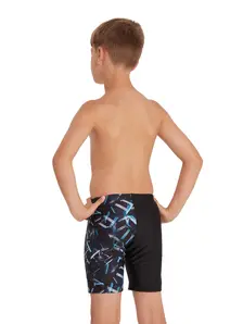 Display front view 3 of Product detail - Boys Alloy Volt Print Mid Length Swimming Jammer ALLY