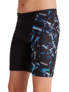 Display front view 4 of Product detail - Boys Alloy Volt Print Mid Length Swimming Jammer ALLY