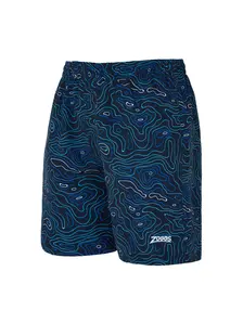 Display front view 1 of Product detail - Boys Seacrest Print 15 Inch Water Shorts SECT