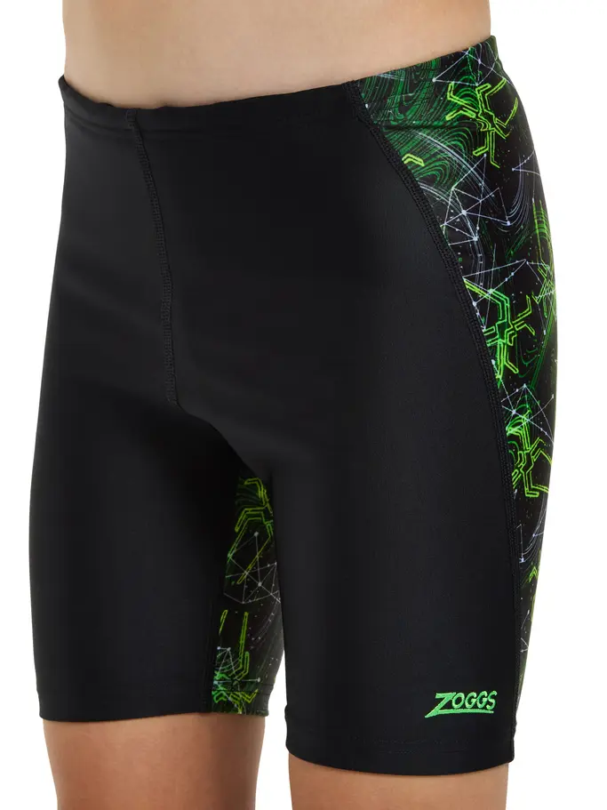 New, view full size image of Front view of Product detail - Junior Boys Spike Green Cruise Mid Jammer SPKG