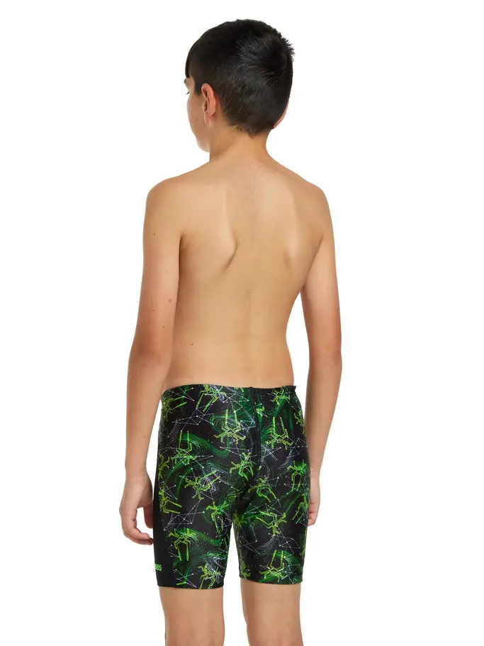 New, view full size image of Front view of Product detail - Junior Boys Spike Green Cruise Mid Jammer SPKG