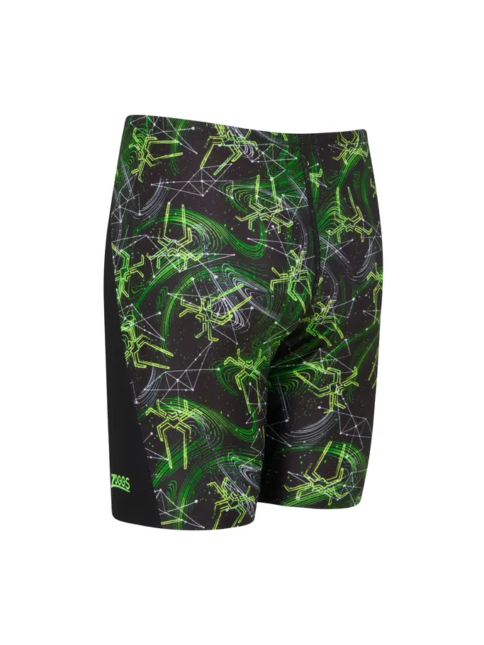 New, view full size image of Front view of Product detail - Junior Boys Spike Green Cruise Mid Jammer SPKG