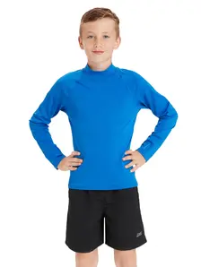 Display front view 2 of Product detail - Bells Long Sleeve Sun Top blue