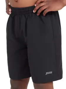 Display front view 3 of Product detail - Boys Penrith 15 Inch Length Shorts - Ecodura black