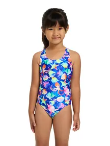 Display front view 1 of Product detail - Girls Lily Actionback One Piece BUBB