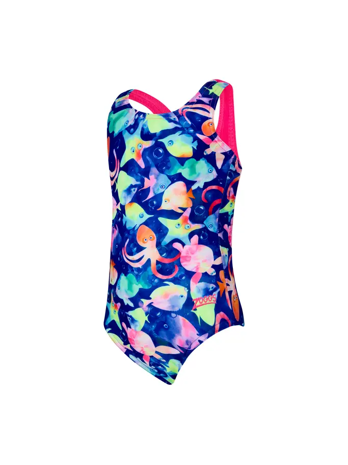 Sale, Ver imagen de tamaño completo de Vista frontal de Product detail - Girls Lily Actionback One Piece BUBB