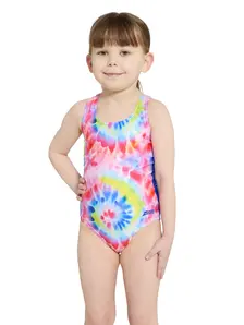 Display front view 1 of Product detail - Girls Twister Actionback One Piece Swimsuit TWIS