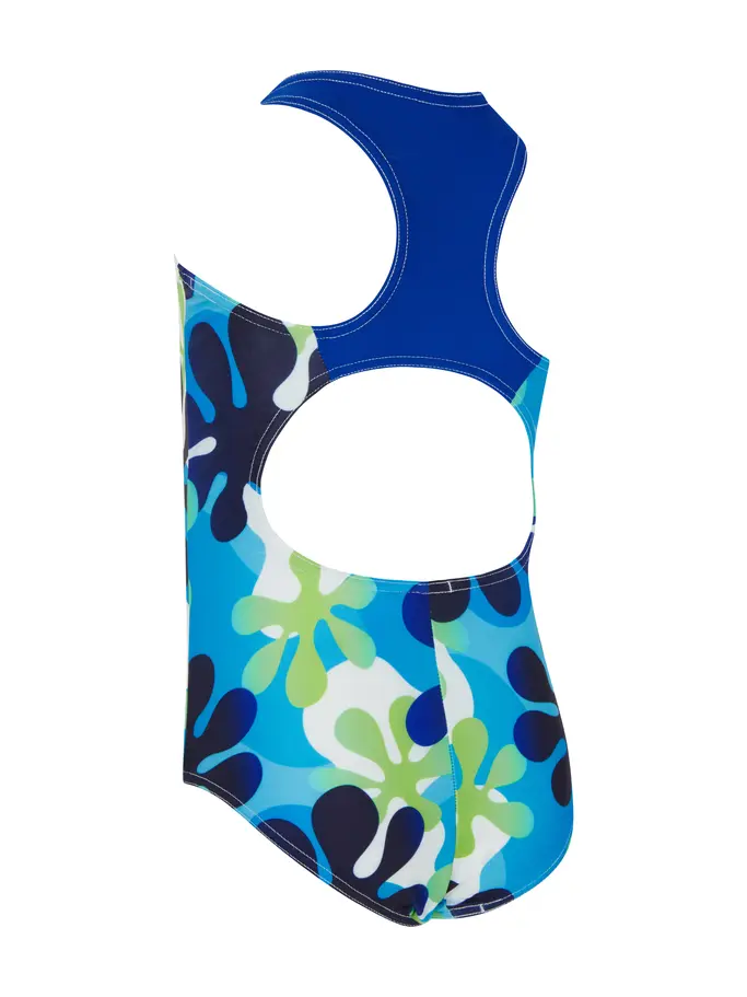 Sale,Clearance, view full size image of Front view of Product detail - Girls Wild Child Actionback One Piece Swimsuit WLCH