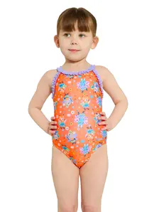 Display front view 1 of Product detail - Girls Tinker Crossback Swimsuit TINK
