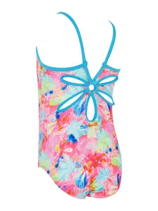 Display front view 4 of Product detail - Girls Gala Yaroomba Floral One Piece Swimsuit GALA
