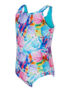 Display front view 3 of Product detail - Girls Crazy Clams Scoopback One Piece CZCL
