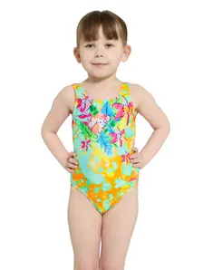 Display front view 2 of Product detail - Girls Wildwood Scoopback One Piece WILD