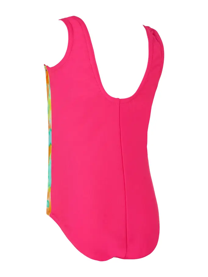 Sale, view full size image of Front view of Product detail - Girls Wildwood Scoopback One Piece WILD