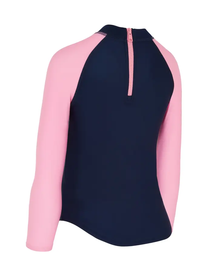 New, view full size image of Front view of Product detail - Girls Daydream Long Sleeve Sun Top DDRM