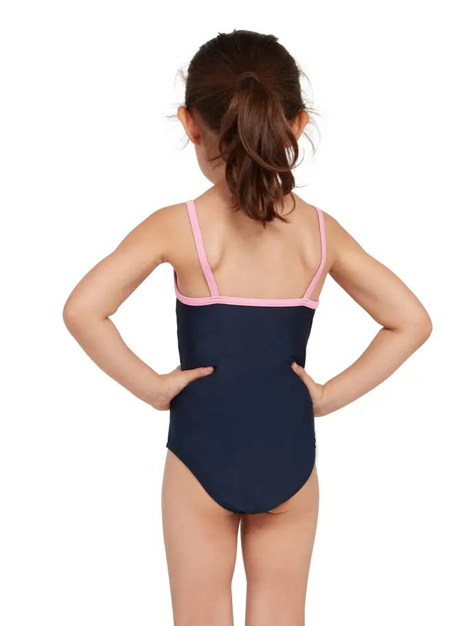 Sale, view full size image of Front view of Product detail - Girls Daydream Classicback Swimsuit DDRM