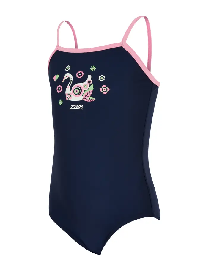 Sale, view full size image of Front view of Product detail - Girls Daydream Classicback Swimsuit DDRM