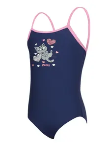 Display front view 4 of Product detail - Girls Kitty Classicback One Piece KTT