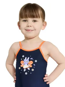 Display front view 3 of Product detail - Girls Tinker Classicback Swimsuit TINK