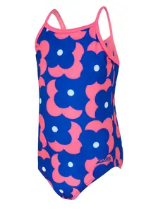 Display front view 4 of Product detail - Girls Disco Vibe Texback Swimsuit DISC