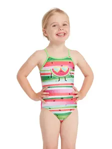 Display front view 1 of Product detail - Girls Melon Smile Tex Back Swimsuit MLSM