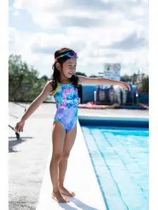 Display front view 7 of Product detail - Girls Seal Tex Back Swimsuit SEAP
